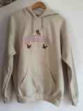 Mexico Embroidered Hoodie | Monarch Butterfly Mexican Flag Sweatshirt