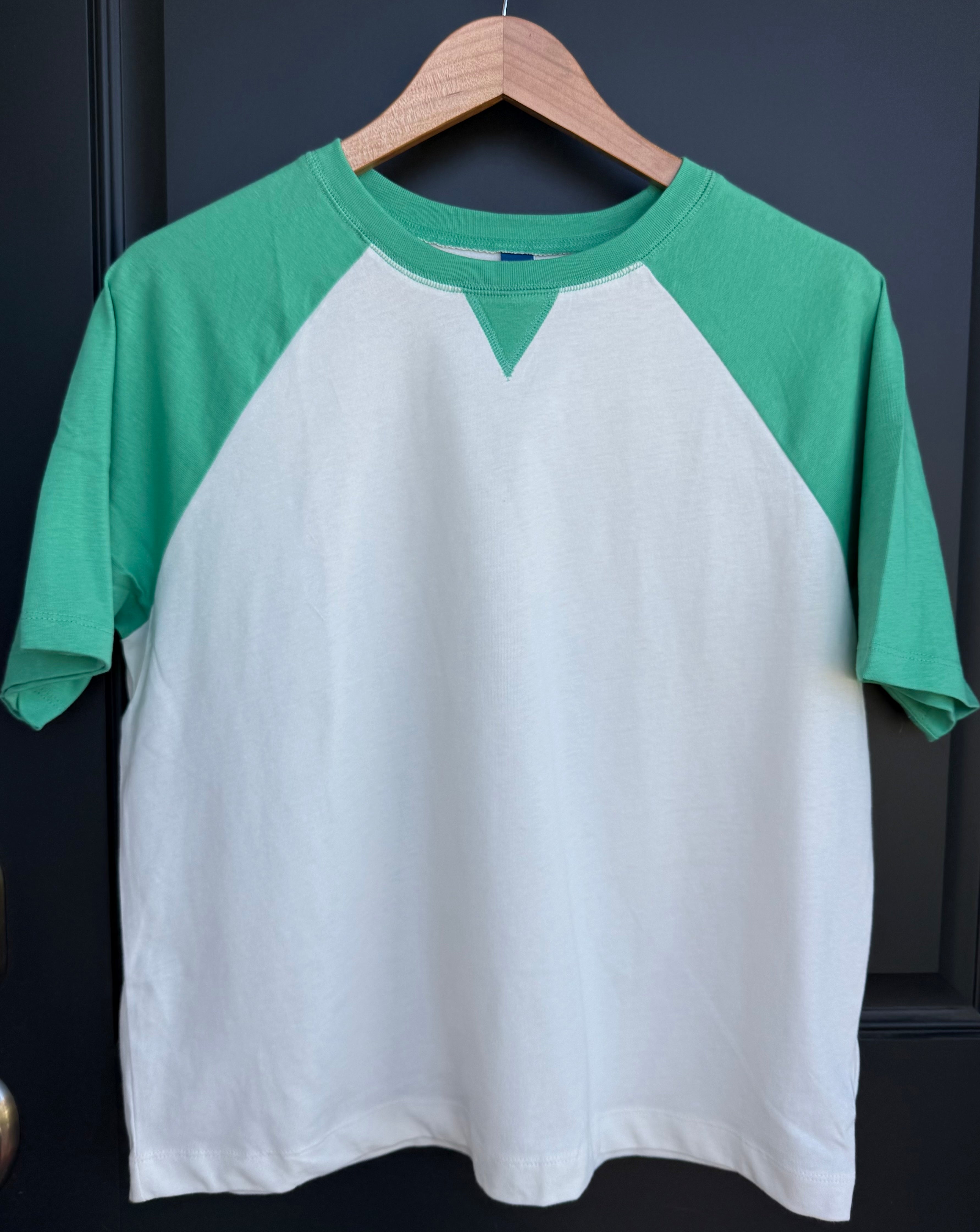 Mexico Embroidered Raglan Tee | Butterfly Mexican Flag Shirt | Mexico Soccer Tee